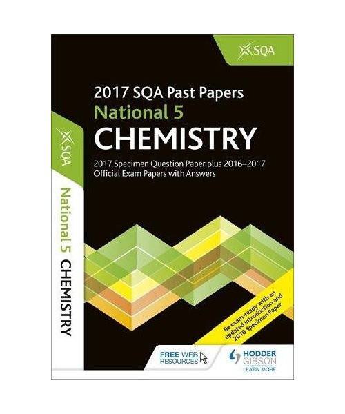 National 5 Chemistry 2017-18 SQA Specimen and Past Papers with Answers
