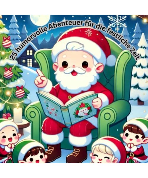 25 humorvolle Abenteuer für die festliche Zeit, 25 weihnachtliche Kurzgeschichten für Groß und Klein. Weihnachten, Winter