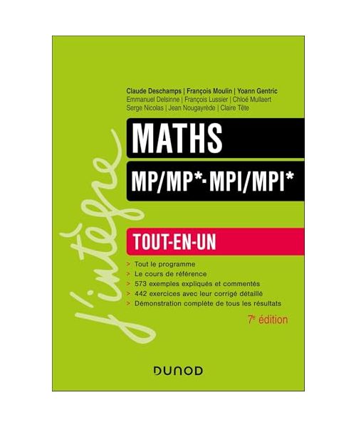 Maths Tout-en-un MP/MP*-MPI/MPI*