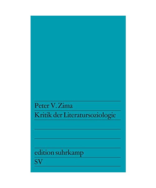 Kritik der Literatursoziologie