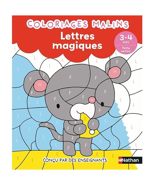 Lettres magiques PS - Coloriages malins