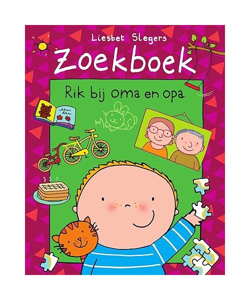 Rik bij oma en opa (Zoekboeken Rik)