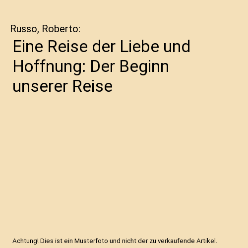 Eine Reise der Liebe und Hoffnung: Der Beginn unserer Reise