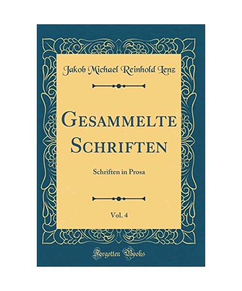 Gesammelte Schriften, Vol. 4