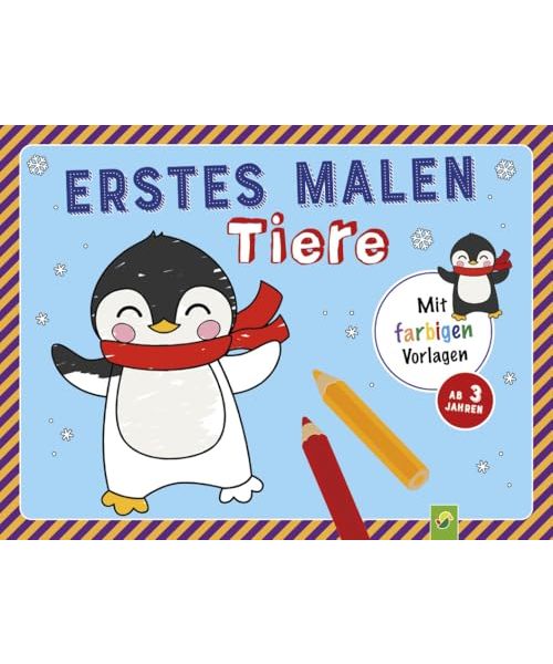 Erstes Malen Tiere