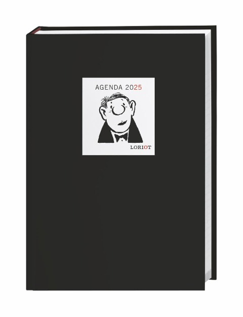 Loriot Agenda A5 2025: Taschen-Kalender mit Platz für Organisatorisches und Humor. Die besten Zeichnungen von Loriot in einem praktischen Buchkalender. (Kalenderbücher Heye)