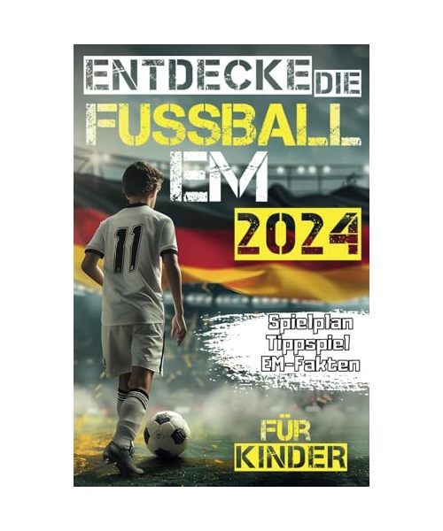 Entdecke die Fußball EM 2024 - Der besondere Begleiter für die Europameisterschaft 2024 für Kinder | Freu dich auf aktuelle Spielpläne, einzigartige Geschichten, neueste Rekorde und vieles mehr.