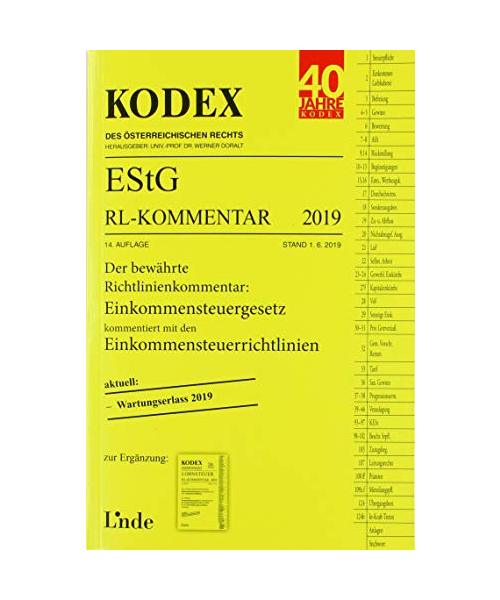 KODEX EStG Richtlinien-Kommentar 2019 (Kodex des Österreichischen Rechts)