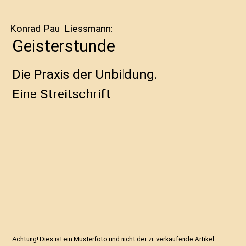 Geisterstunde
