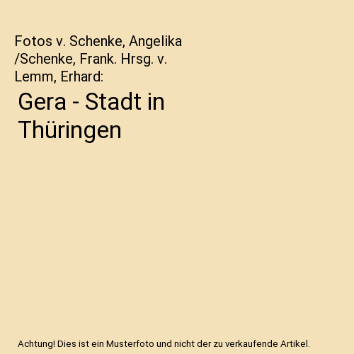 Gera - Stadt in Thüringen