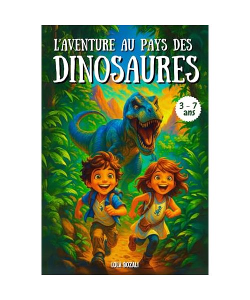 L’aventure au pays des dinosaures - un livre pour enfants de 3 à 7 ans : Un voyage magique avec Ambre et Léo: Une histoire du soir pleine d’aventure, ... et les garçons passionnés de dinos !