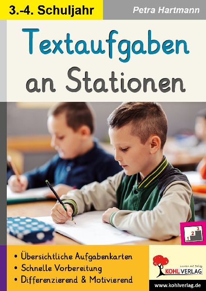 Textaufgaben an Stationen / Klasse 3-4