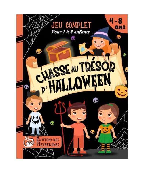Chasse au trésor d'Halloween: kit complet | Pour enfants de 4 à 8 ans (Chasse au trésor pour les enfants)