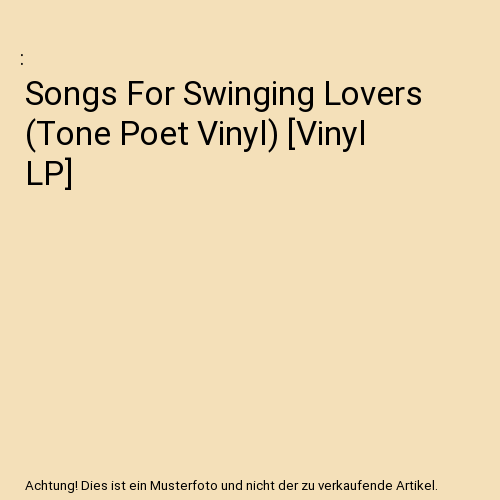 Songs For Swinging Lovers (Tone Poet Vinyl) [Vinyl LP]