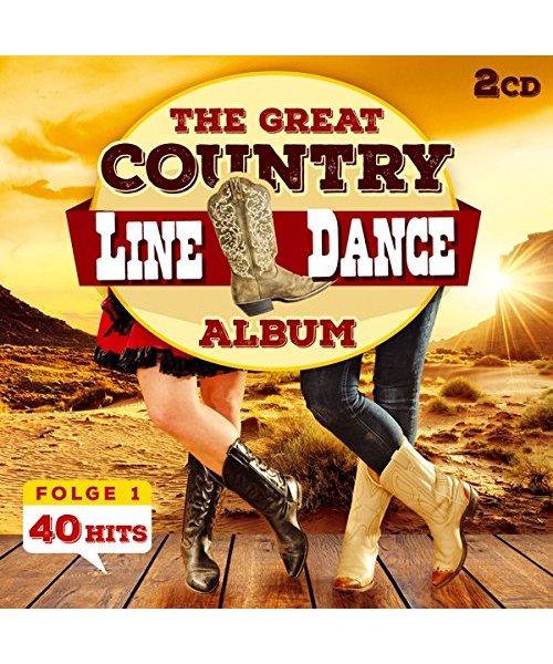 Line Dance; The great Country Line Dance Album; 40 Hits; Achy breaky heart; Boot scootin boogie; Watermelon Crawl; Chattahoochee; Honky tonk; Cowboy Casanova; All american girl; Cotton eye joe; i feel