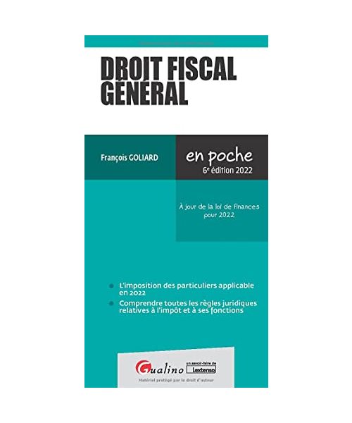 Droit fiscal général: À jour de la loi de finances pour 2022