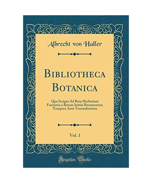 Bibliotheca Botanica, Vol. 1