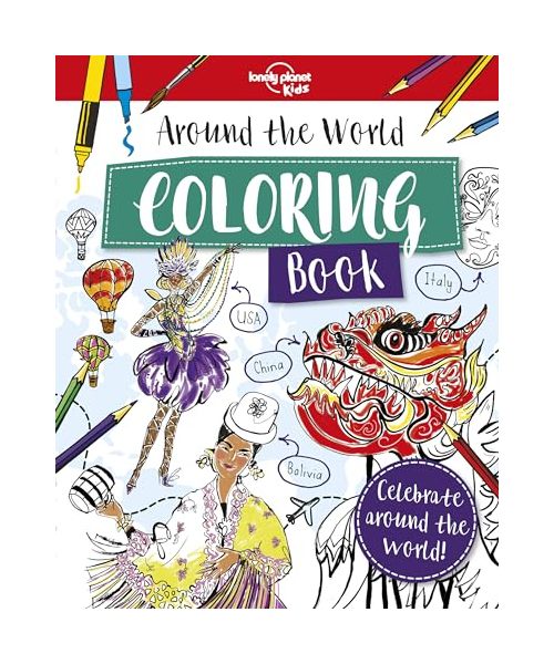 Lonely Planet Kids Around the World Coloring Book 1