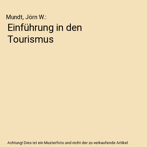 Einführung in den Tourismus