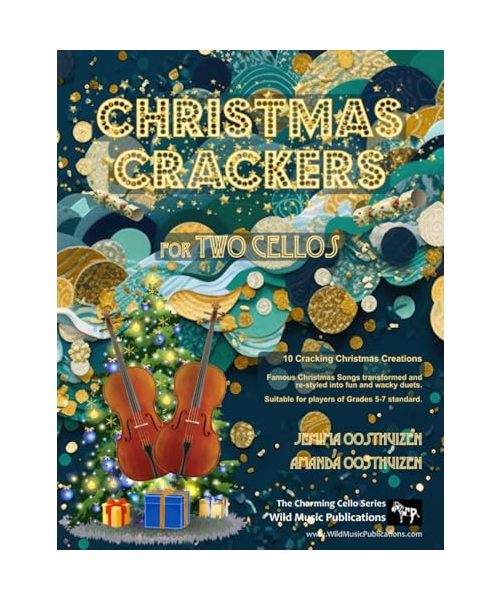 Christmas Crackers for Two Cellos: 10 Cracking Christmas Numbers transformed from noble christmas carols into wacky duets, each in a unique style with ... for two equal players of Grades 5-7 standard.