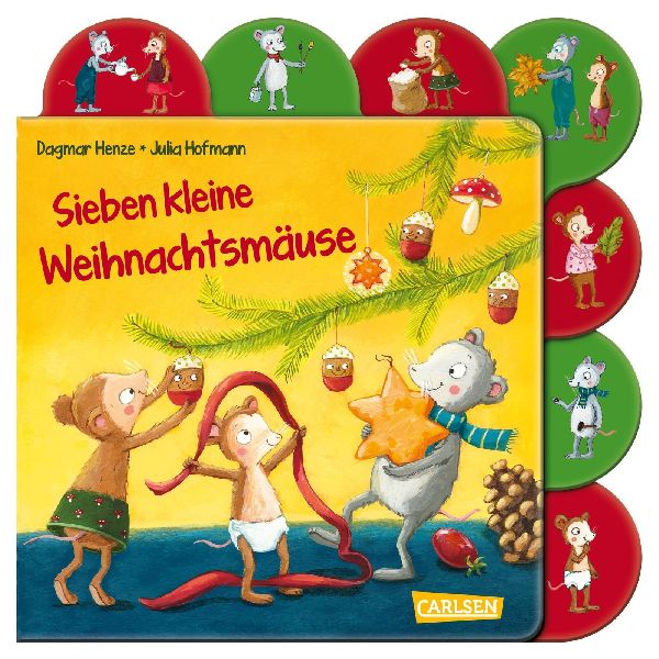 Sieben kleine Weihnachtsmäuse