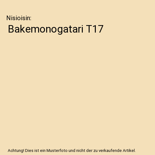 Bakemonogatari T17