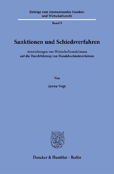 Sanktionen und Schiedsverfahren