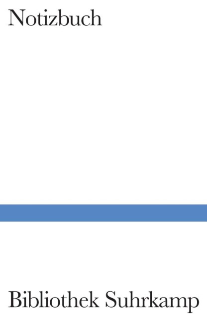 Bibliothek Suhrkamp Notizbuch 2016