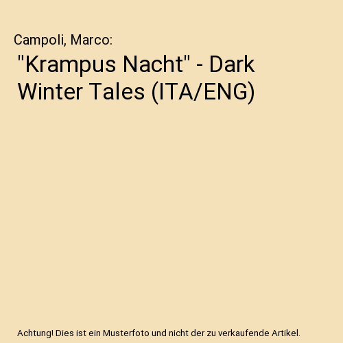 "Krampus Nacht" - Dark Winter Tales (ITA/ENG)