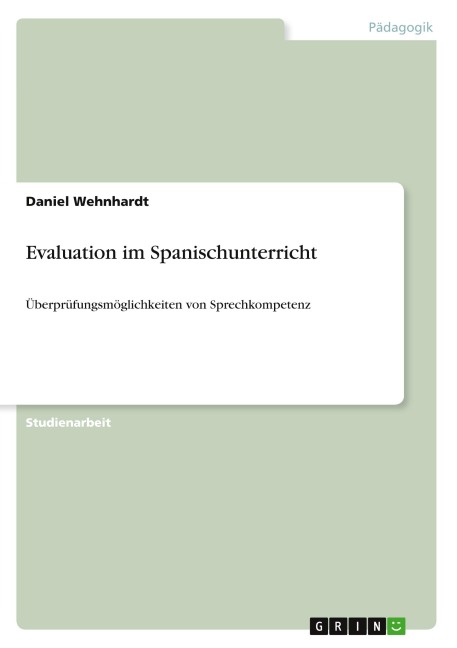 Evaluation im Spanischunterricht