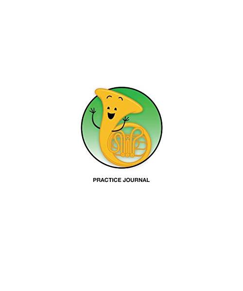 Brass in Color Notebooks: Practice Journal - French Horn, Green