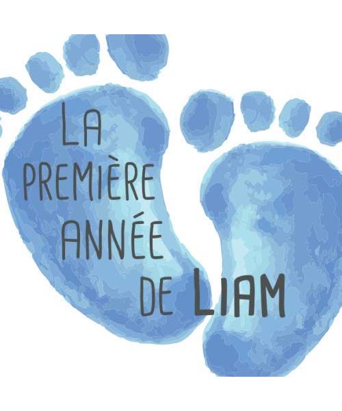 La première année de Liam: Album bébé à remplir pour la première année de vie - Album naissance garçon