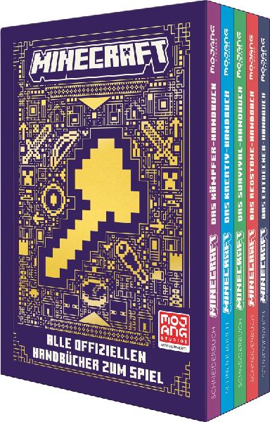 Minecraft Alle offiziellen Handbücher zum Spiel