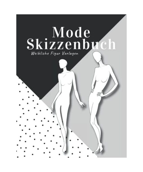 Mode Skizzenbuch. Weibliche Figur Vorlagen