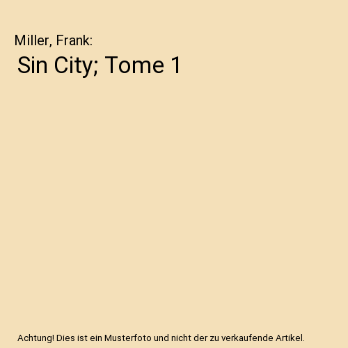 Sin City; Tome 1