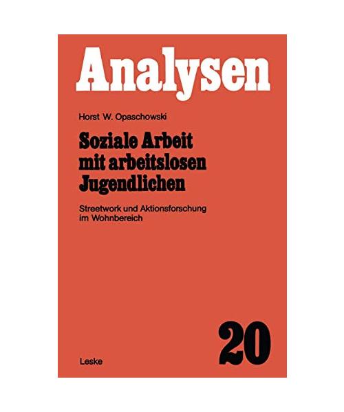 Soziale Arbeit mit arbeitslosen Jugendlichen: Streetwork und Aktionsforschung im Wohnbereich