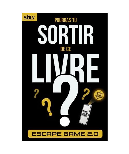 Pourras-tu sortir de ce livre ?: Escape game pour adultes avec des énigmes et casse-têtes interactifs, à jouer seul ou à plusieurs