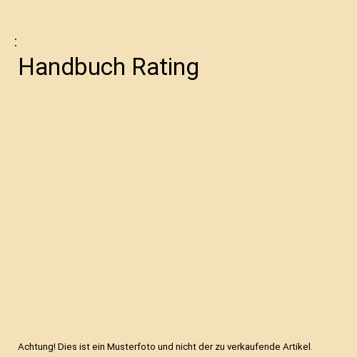 Handbuch Rating