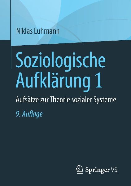 Soziologische Aufklärung 1
