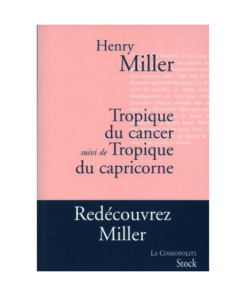 Tropique du Cancer/Tropique du Capricorne: Suivi de Tropique du Capricorne