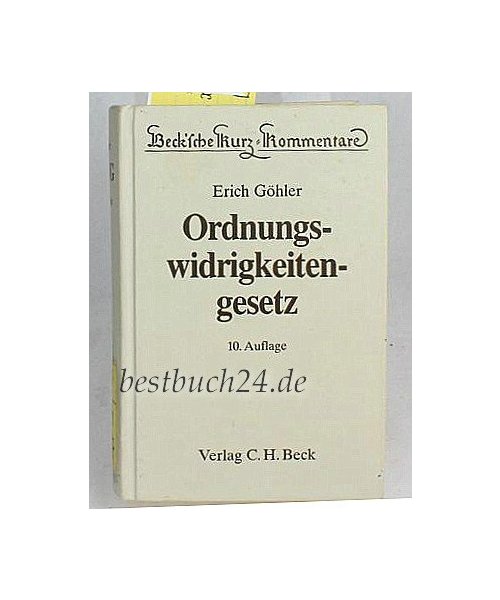 Ordnungswidrigkeitengesetz