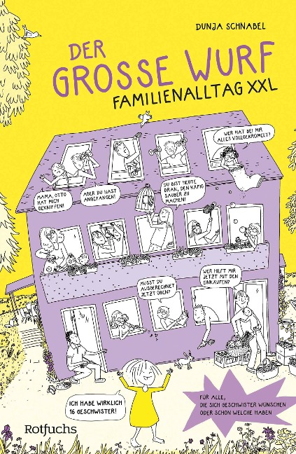 Der große Wurf: Familienalltag XXL | Comicroman für Kinder ab 8 Jahre