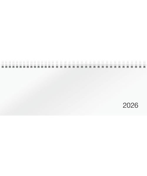 rido/idé Querterminbuch Mod. Sequenz 2026 | 297×105 mm, Karton, weiß