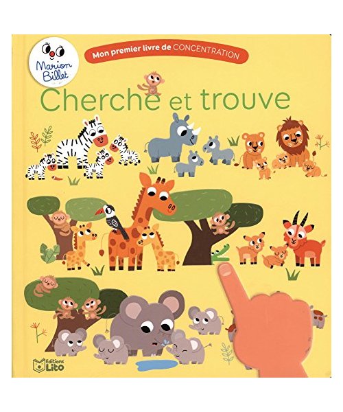Mon premier livre de concentration: Cherche et trouve - Dès 2 ans