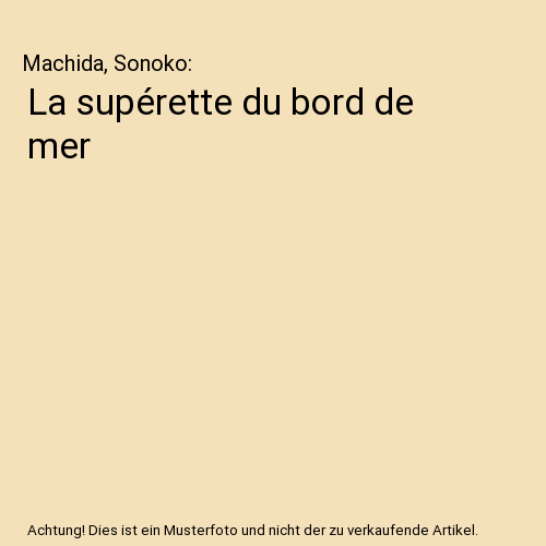 La supérette du bord de mer