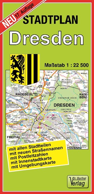 Stadtplan Dresden 1 : 22 500