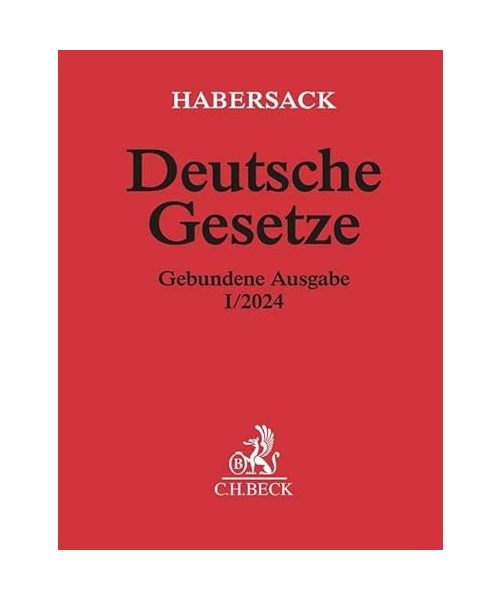 Deutsche Gesetze Gebundene Ausgabe I/2024