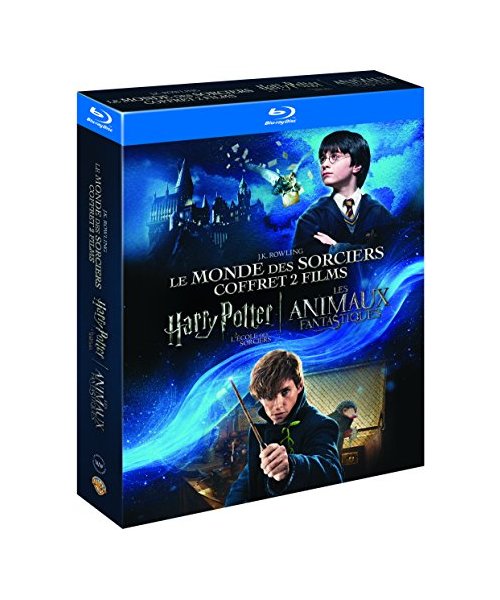 Coffret j. k. rowling 2 films : harry potter à l'école des sorciers ; les animaux fantastiques [Blu-ray] [FR Import]