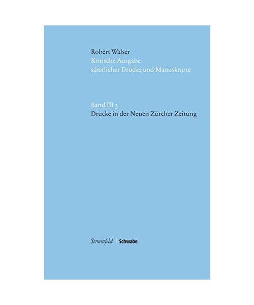 Drucke in der Neuen Zürcher Zeitung