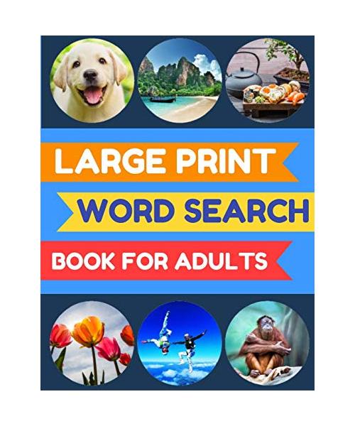 Large Print Word Search Book for Adults
